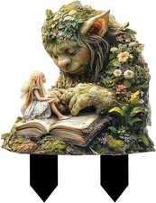 Gartendeko Troll Figur, Garten-Dekostecker Märchenhafter Troll, dekorative Skulp