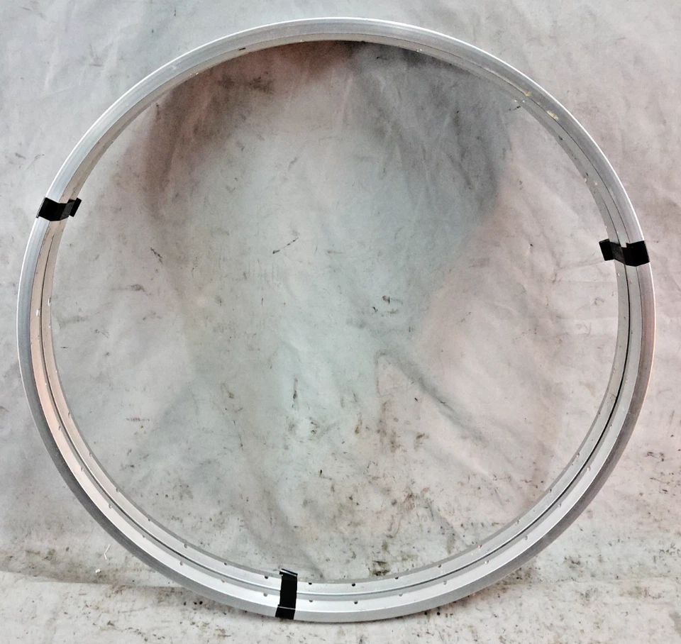 Araya LN 26-1.50 26" MTB conjunto de aro de bicicleta híbrida 36S 559ISO vintage retrô prata anos 80 - Imagem 2 de 4