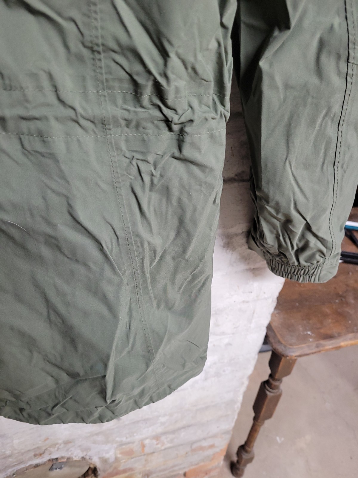 REI Elements E1 Rain Jacket Womens Small Olive Gr… - image 15