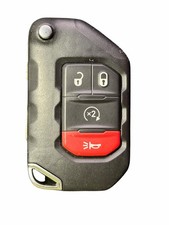 Jeep Wrangler Gladiator Flip Key Fob 4 Button Remote OHT1130261