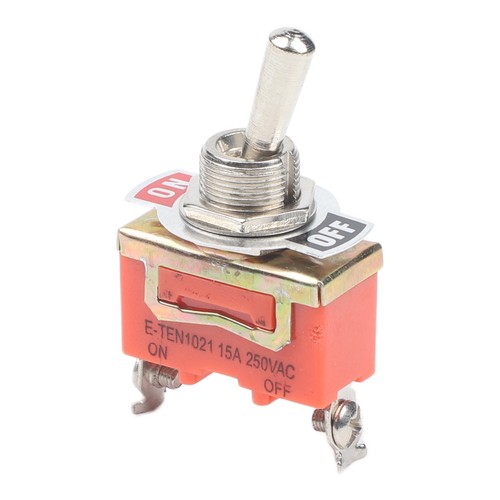 Switch Filter Pin ETEN1021 for toggle Switch 12MM Hole 2 Position 2 Pin 15A 250V SPST ...