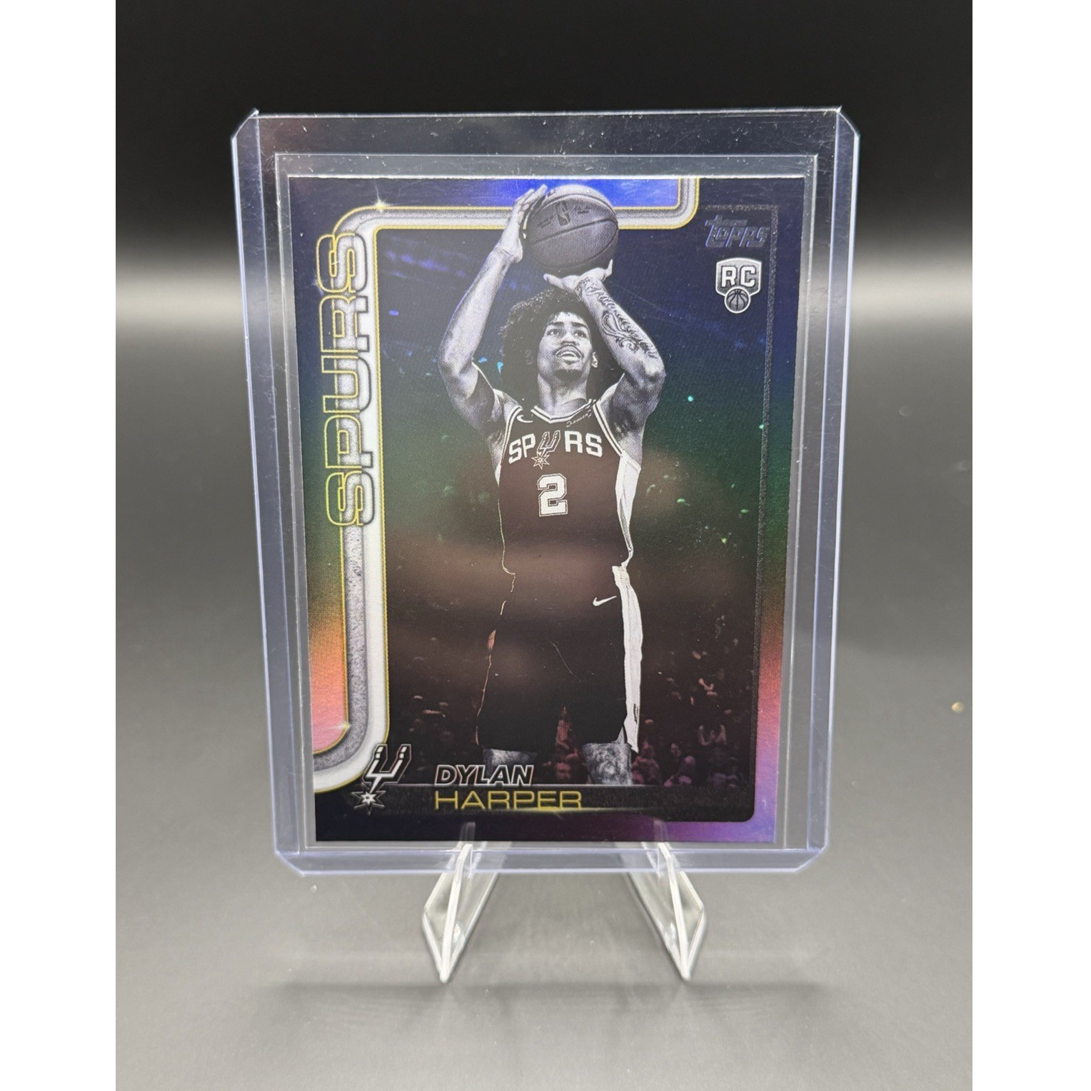 2025-26 Topps Dylan Harper Blackout Rookie #202 (RC)