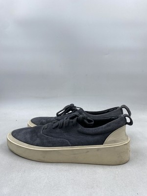 Fear Of God 101 Navy Suede Colorway Lace Up Sneakers M 7