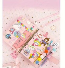 A6 Ringbuch Planer Rosa Scrapbook Journal, No...