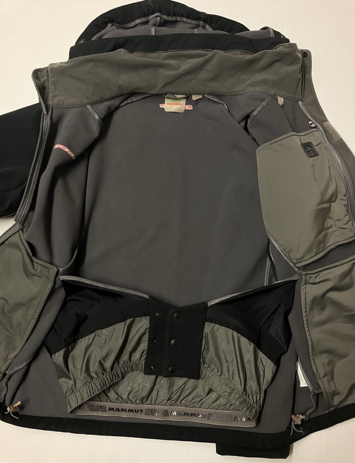 Mammut Softech Softshell Black Jacket Mens Size M… - image 13