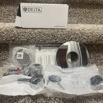 Delta T17059 Trinsic Monitor 17 Series Trim Valve Only With Cartridge Chrome