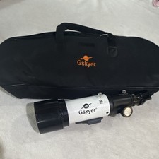 Gskyer Refractor Telescope 50mm Fully Coated 100x Altazimuth w/ Case