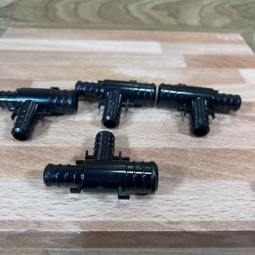 Pex Reducing Tee 3/4" x 1/2” x 1/2" SET OF 4 - Picture 3 of 3
