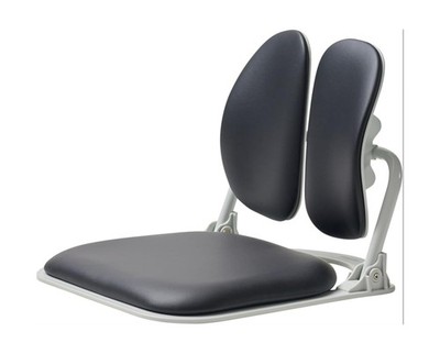 Made in Korea Dual-Backrests Ergonomic Floor Chair With Back Support - Medita...
