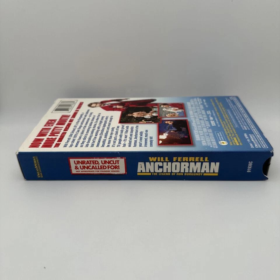 Anchorman: The Legend of Ron Burgundy - Unrated, Uncut & Uncalled For! VHS 2004 - Image 4 of 4