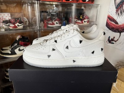 Nike Air Force 1 Summit White and Black  Fly Pack  IM3081-100 - Houseflies Sz. 8