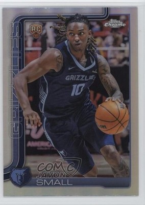 2025-26 Topps Chrome Refractor Javon Small #299 1js2