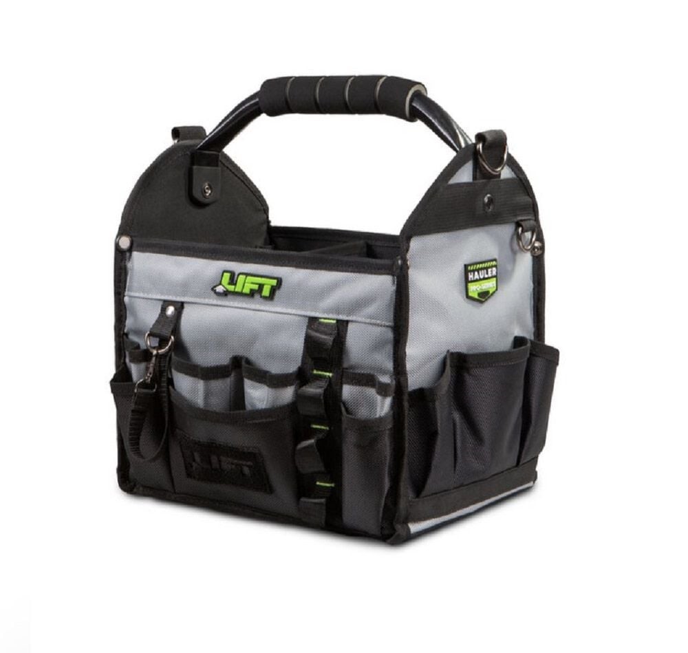 Безопасная сумка для инструментов с открытым верхом и 17 карманами