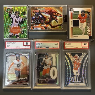 Panini Wild Card Prizm Dino-Might 2025 Football Card Lot Barron Davis Manning T 