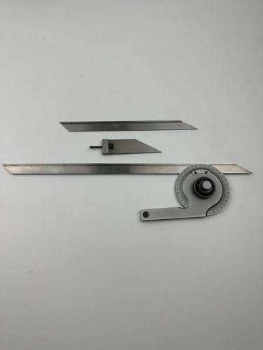 Starrett | Universal Bevel Protractor | Vernier | C359 | w/ 7" & 12" Blades - Bild 10 von 15