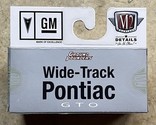 M2 Machines 1:64 Ground-Pounders - 1969 Pontiac GTO (Silver) R24 23-04 - Picture 3 of 3