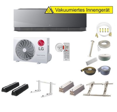 LG Artcool AI Mirror AA09SP 2,5 kW mit Quick Connect und Konsole Optional