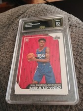 Shai Gilgeous Alexander 2018 Hoops #262 Rookie GMA Graded 10