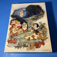 Springbok Snow White Children's Jigsaw Puzzle -100 pcs, 1973, Vintage COMPLETE! 