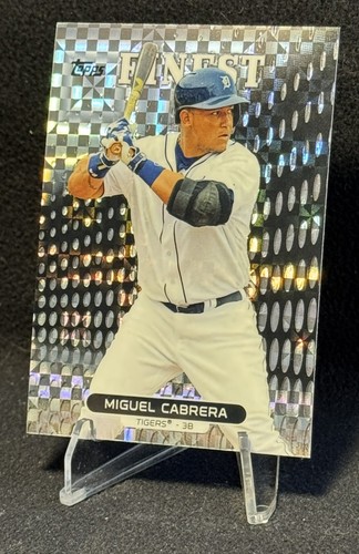 2013 Topps Finest X-Fractor Parallel Miguel Cabrera #70 Detroit Tigers