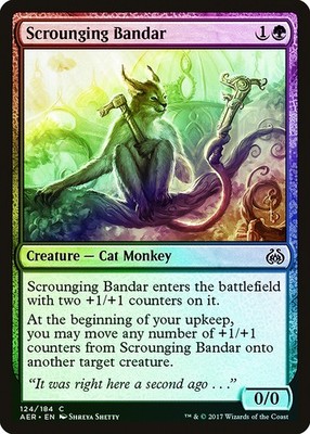 Scrounging Bandar FOIL Aether Revolt NM Green Common MAGIC MTG CARD ABUGames