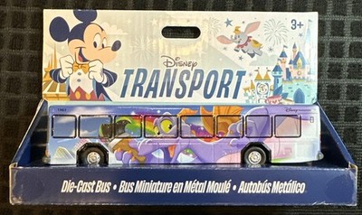 2026 Disney Parks Diecast Bus Transport Epcot Figment Rainbow New