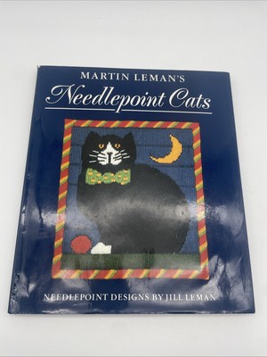 Needlepoint Cats   By Martin Leman, Hardback 1990