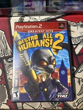 Destroy All Humans! 2 Greatest Hits Sony PlayStation 2 PS2 2006 Manual CIB