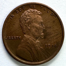 1914 Lincoln Wheat Penny, Uncertified, NR