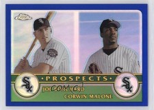2003 Topps Chrome Prospects Refractor 22/699 Joe Borchard Corwin Malone #435 7xr