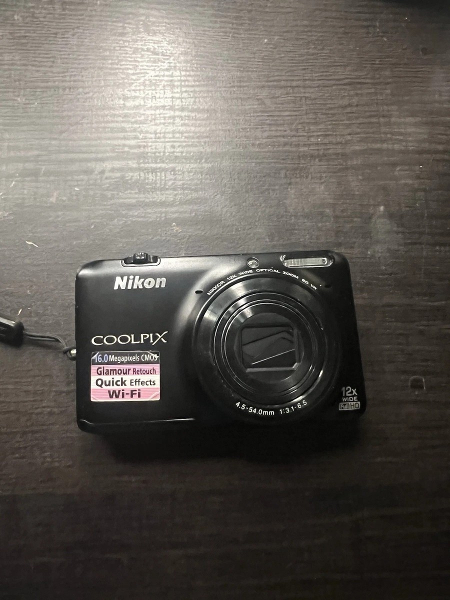 【美品】NIKON COOLPIX S6400 ブラック Amazon | Nikon デジタルカメラ COOLPIX S6400 タッチパネル液晶