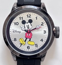 Disney Mickey Mouse Watch MCK880 Japan Movement Black Band Needs Battery