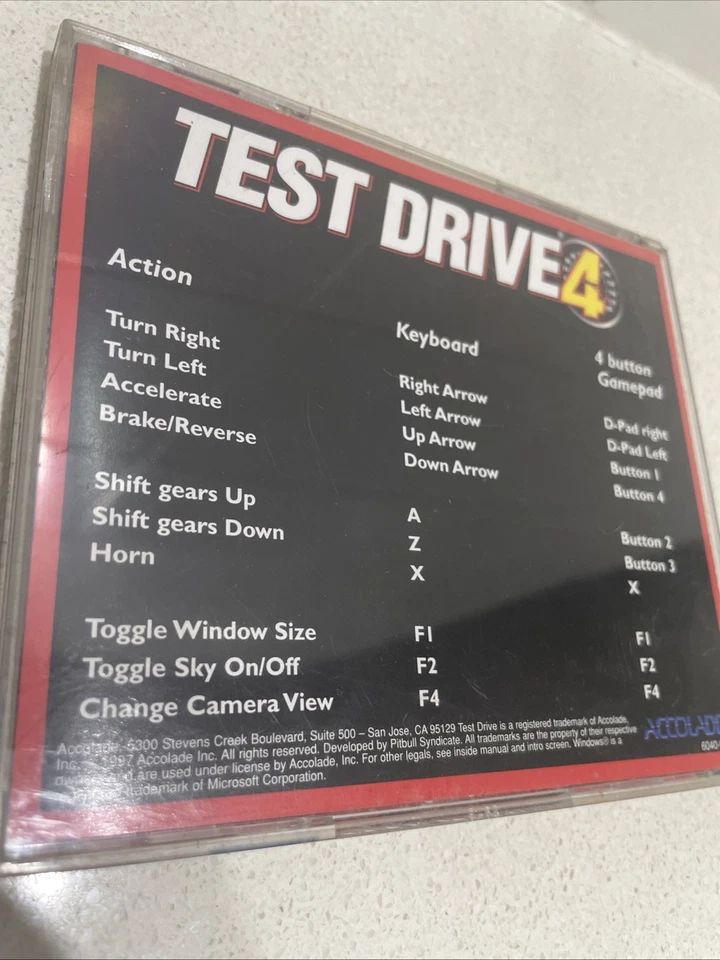 Test Drive 4 for Windows PC from Accolade - 1997 Fast Post - Image 4 of 4