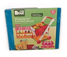 Shopping Cart Fruit Store Playset NIB By Mini role