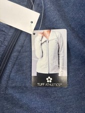 Tuff Athletics Women's Zip Sweater BLUE XXL NWT