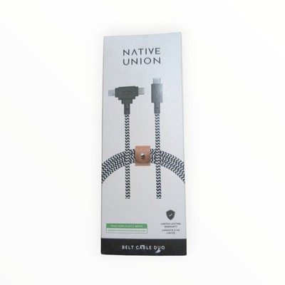 K5-O Native Union Belt Cable Duo 4.9' USB-C to C & Lighting Cable