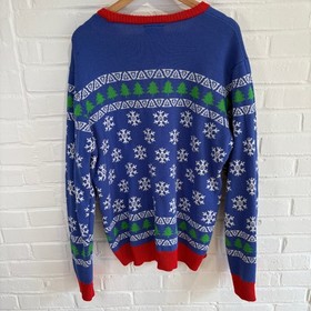 Legend Of Zelda Hylian Shield Nintendo NES Ugly Christmas Sweater Adult 2XL