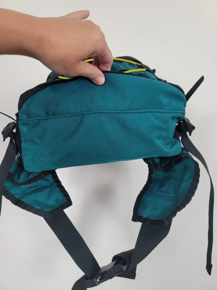 Mountainsmith Green Black Lumbar Back Waist Fanny Day Pack Bag Hiking - Image 4 of 4