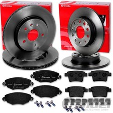 brembo BREMSSCHEIBEN + BELÄGE VORNE HINTEN für FORD MONDEO 3 III + JAGUAR X-TYPE
