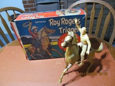 vintage ROY ROGERS TRIGGER, marx figure in box