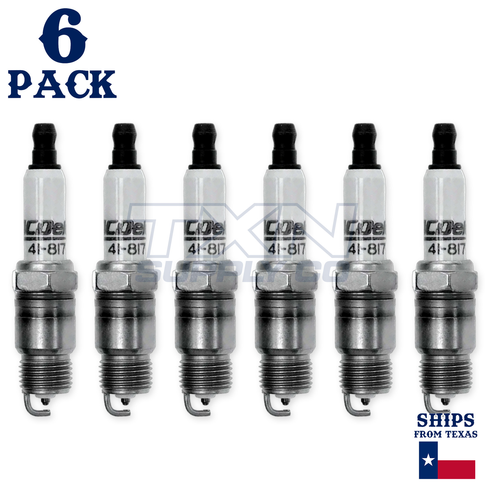 1990-1992 Chevrolet Camaro 3.1L ACDelco Double Platinum Spark Plugs - 6 Pack