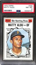 1970 TOPPS #460 MATTY ALOU PSA 8 NM-MT 42222137 