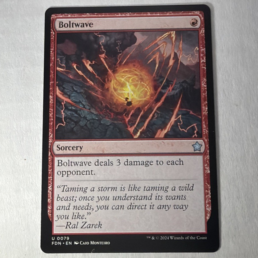 Boltwave #79 (NM) Foundations FDN Magic The Gathering MTG