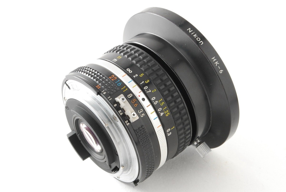 NEAR MINT Nikon Nikkor AI-S AIS 20mm f3.5 MF WIDE Lens HK-6 HOOD