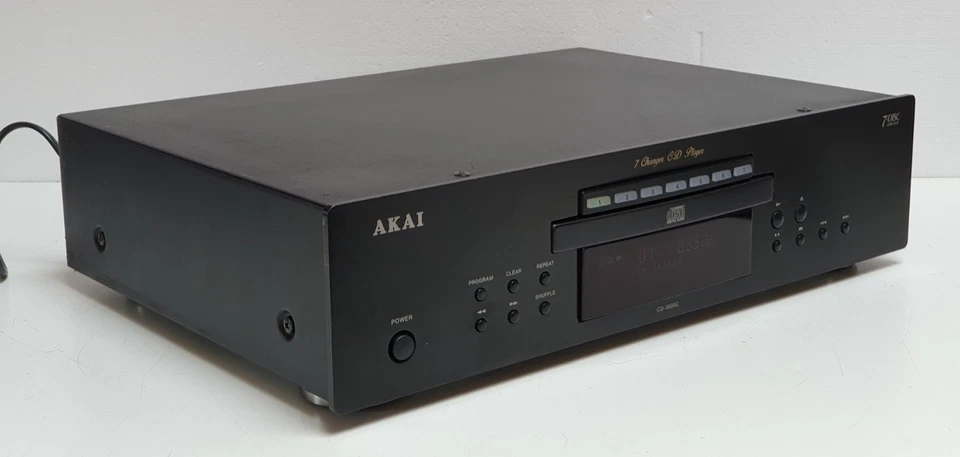 AKAI CD-3000C 7 Fach CD-Player HiFi Stereo High End Baustein Anlage Schöner - Bild 2 von 4