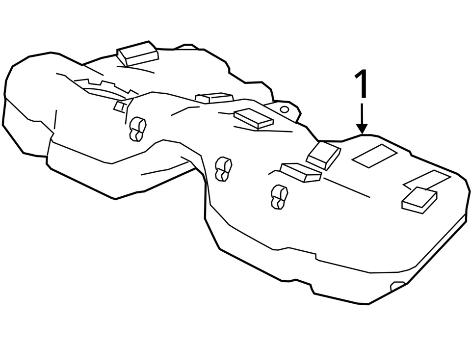 (LOCAL PICKUP ONLY) Fuel Tank With Leak Detection Fits 17-20 F-PACE 2027037 - Imagem 4 de 4