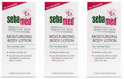 3 x Sebamed Bodylotion Feuchtigkeitsspendet für normale Haut (3x200ml)