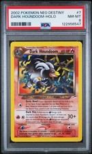 2002 Pokemon Neo Destiny #7 Dark Houndoom Holo PSA 8