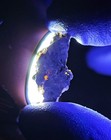 NWA 18601 “Stained Glass Martian” — 0.778g. Rare Translucent Martian Slice — photo 10