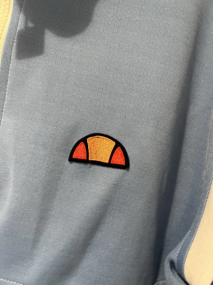 Ellesse Mens Boris Becker-Vintage-Jacket-Blue Navy - Image 3 of 4